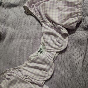 Princess Polly Lavender Checkered Top